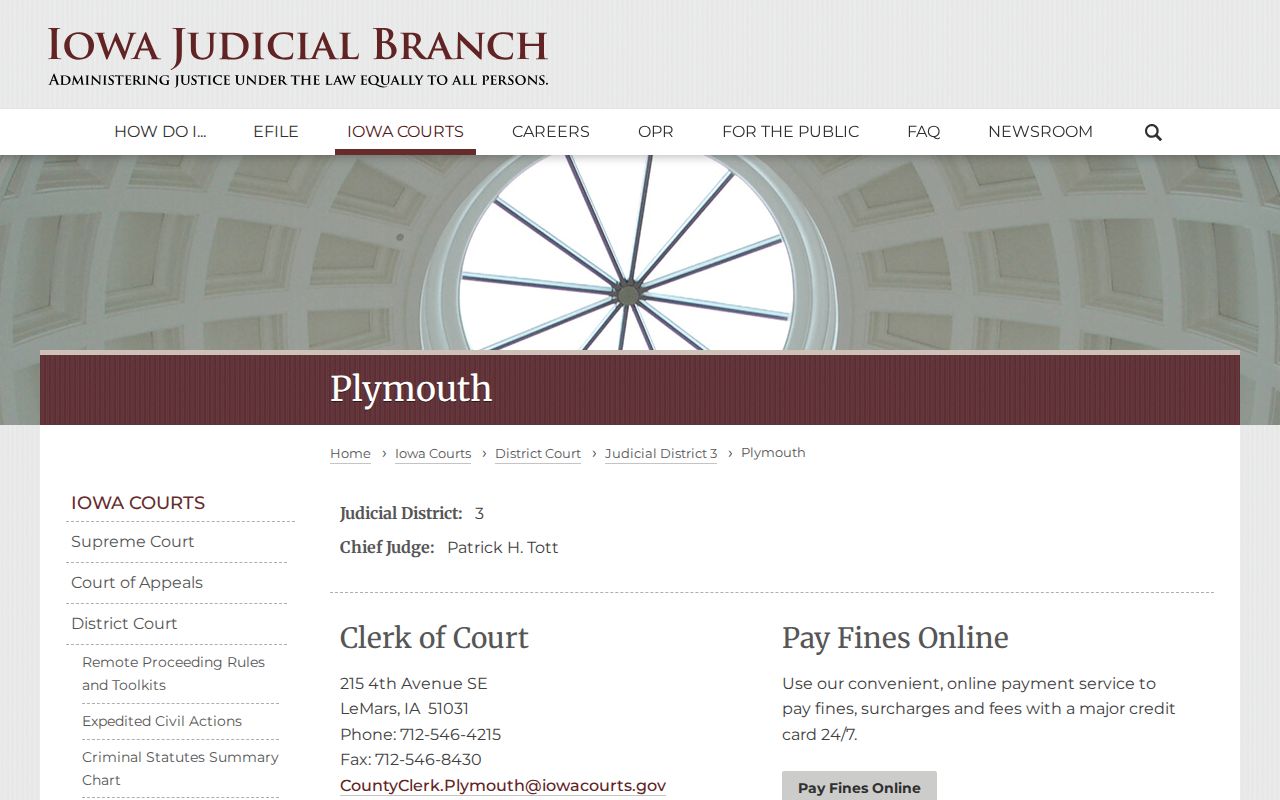 Plymouth County warrant records District Court contact