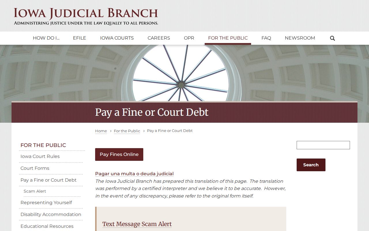 Plymouth County warrant and fine payment guidance