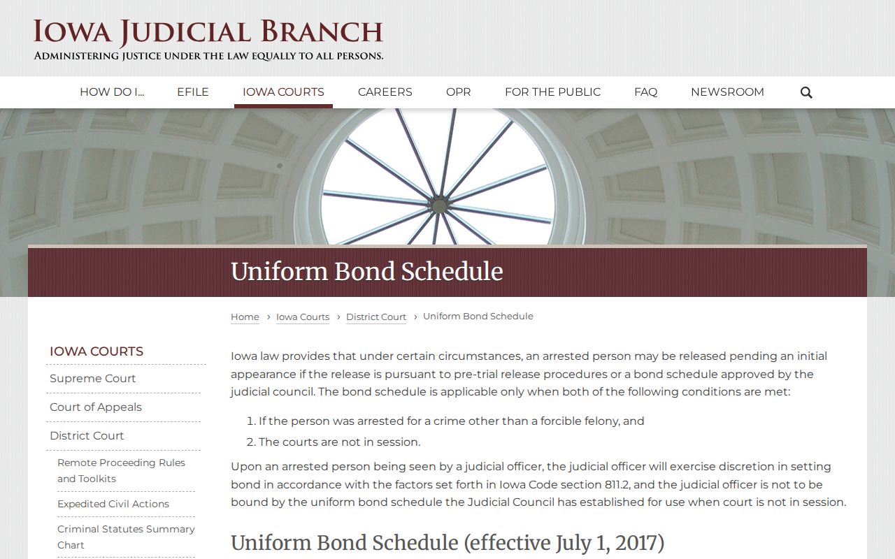 Plymouth County warrant bond schedule