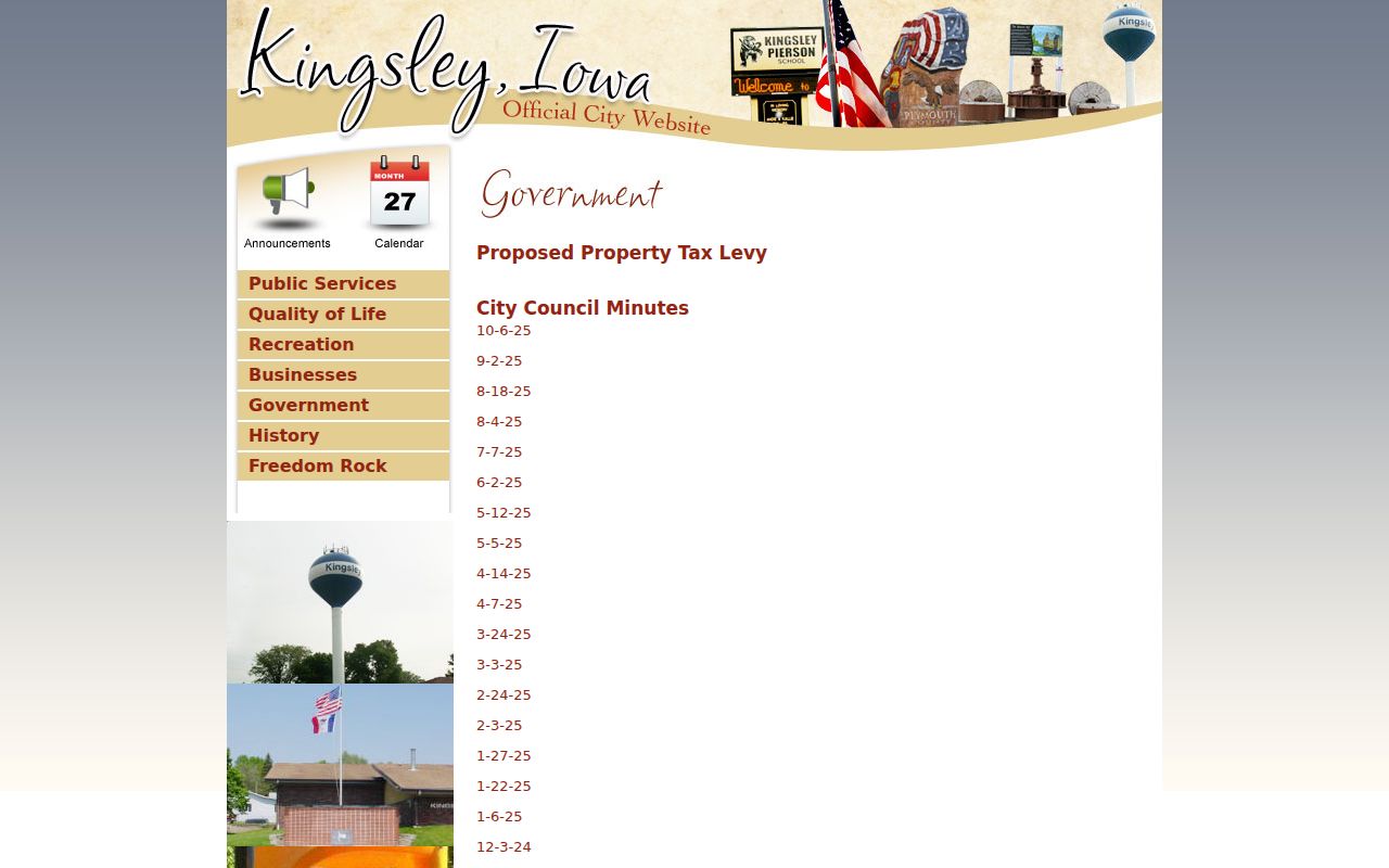 Kingsley ordinance distinct from Plymouth County warrant records